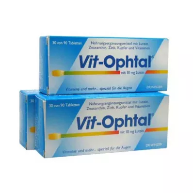 VIT OPHTAL z 10 mg tabletami luteina, 90 kosov VIT OPHTAL z 10 mg tabletami luteina, 90 kosov