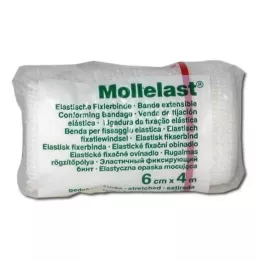 MOLLELAST Povoji 6 cmx4 m beli, 1 kos