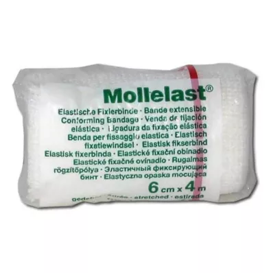 MOLLELAST Povoji 6 cmx4 m beli, 1 kos