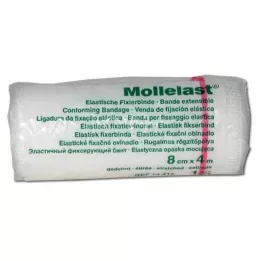 MOLLELAST Povoji 8 cmx4 m beli, 1 kos