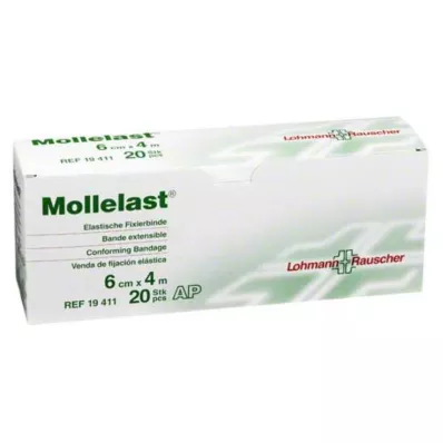 Mollelast 6cmx4m bela, 20 kos Mollelast 6cmx4m bela, 20 kos
