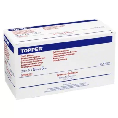 TOPPER Rezila Compr.5x5 cm sterilna, 20X5 kosov TOPPER Rezila Compr.5x5 cm sterilna, 20X5 kosov