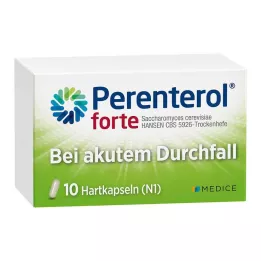 PERENTEROL forte 250 mg kapsule, 10 kosov
