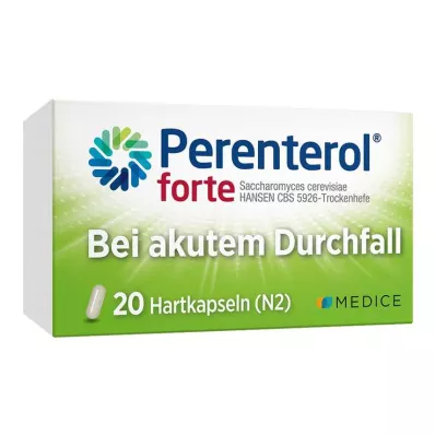 PERENTEROL forte 250 mg kapsule, 20 kosov