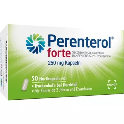 PERENTEROL forte 250 mg kapsule, 50 kosov