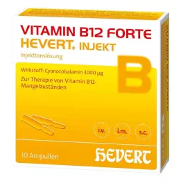 VITAMIN B12 HEVERT forte Inject ampule, 10X2 ml