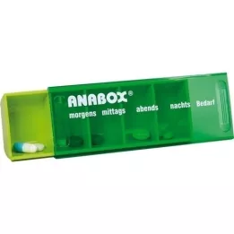 ANABOX Dnevna škatla svetlo zelena, 1 kos