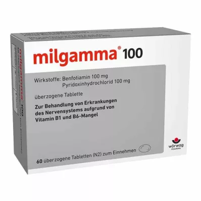 MILGAMMA 100 mg obložene tablete, 60 kosov