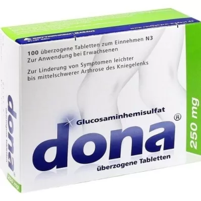 DONA 250 mg obložene tablete, 100 kosov