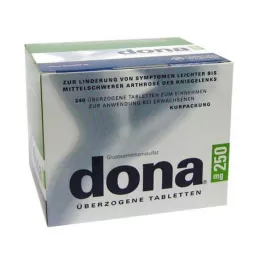 DONA 250 mg obložene tablete, 240 kosov