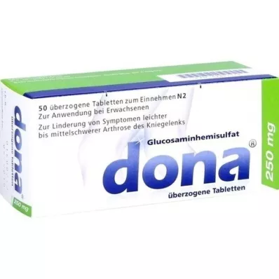 DONA 250 mg obložene tablete, 50 kosov