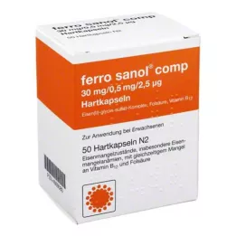 FERRO SANOL prim. Trde kapsule z odvečnimi peleti, 50 kosov