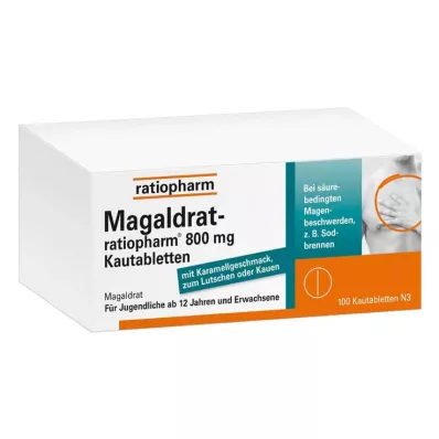 Magaldrat-ratiopharm® 800 mg žvečljive tablete, 100 kos