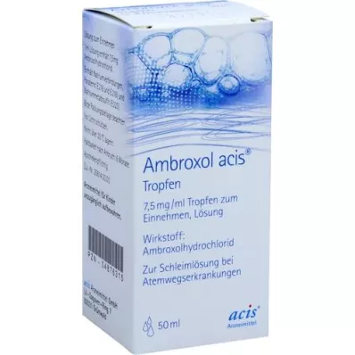 AMBROXOL kapljice acis, 50 ml