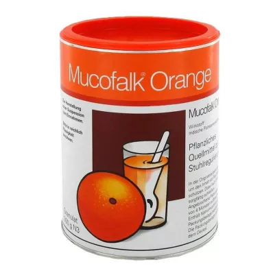 MUCOFALK Oranžna zrnca za pripravo suspenzije z enim odmerkom, 300 g