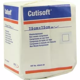 CUTISOFT Kompresi iz netkanega materiala 7,5x7,5 cm, nesterilni, 100 kosov