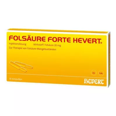 FOLSÄURE HEVERT ampule forte, 10X2 ml