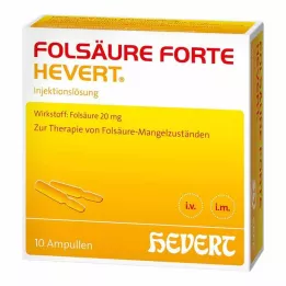 FOLSÄURE HEVERT ampule forte, 10X2 ml