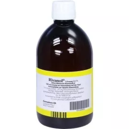 RIVANOL Raztopina 0,1 %, 500 ml