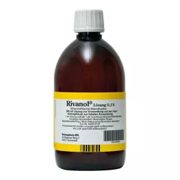 RIVANOL Raztopina 0,1 %, 500 ml