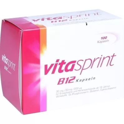 VITASPRINT Kapsule B12, 100 kosov