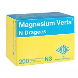 MAGNESIUM VERLA N Obložene tablete, 200 kapsul