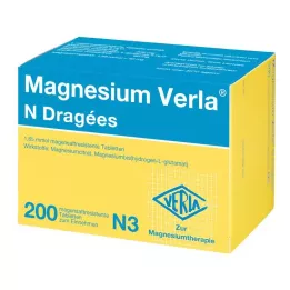 MAGNESIUM VERLA N Obložene tablete, 200 kapsul