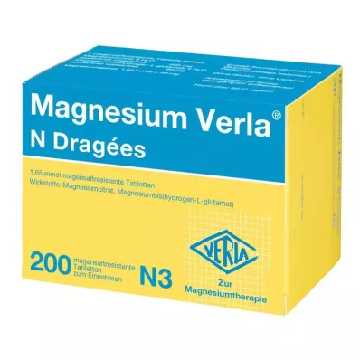 Magnesium Verla® N dražeji, 200 kos Magnesium Verla® N dražeji, 200 kos