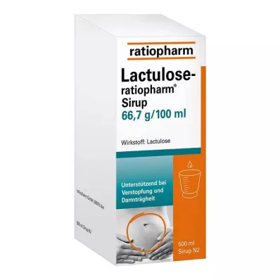 LACTULOSE-ratiopharm sirup, 500 ml