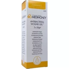 MEDIHONEY Antibakterijski gel za rane, 5X20 g