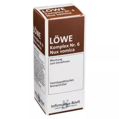 Lion Complex No. 6 Nux Vomica kapljice, 100 ml