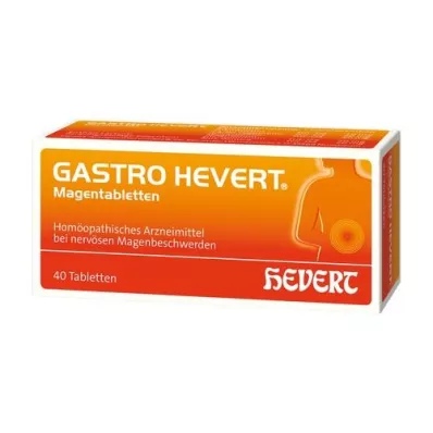 GASTRO-HEVERT Želodčne tablete, 40 kosov