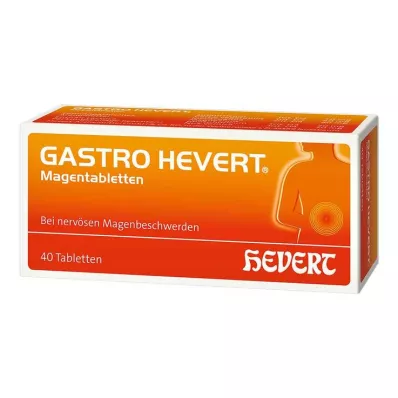 GASTRO-HEVERT Želodčne tablete, 40 kosov