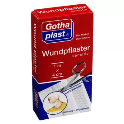 GOTHAPLAST Omet za rane sensitive 4 cmx1 m, rezan, 1 kos GOTHAPLAST Omet za rane sensitive 4 cmx1 m, rezan, 1 kos