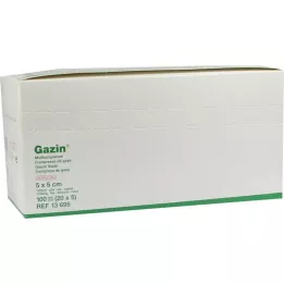 GAZIN Gaza 5x5 cm sterilna 12x, 20X5 kosov