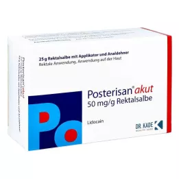 POSTERISAN Akutno mazilo z analnim dilatatorjem, 25 g