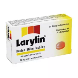 LARYLIN Pastilke proti kašlju, 24 kosov