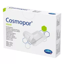 COSMOPOR Sterilna obloga za rane 5x7,2 cm, 10 kosov
