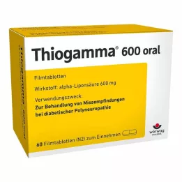 THIOGAMMA 600 oralnih filmsko obloženih tablet, 60 kosov