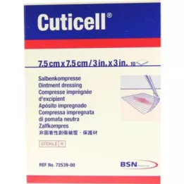 CUTICELL Obkladki z mazilom 7,5x7,5 cm, 10 kosov