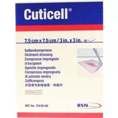 CUTICELL Obkladki z mazilom 7,5x7,5 cm, 10 kosov CUTICELL Obkladki z mazilom 7,5x7,5 cm, 10 kosov