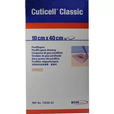 Cuticell Classic gaza za rane 10x40 cm, 10 kos Cuticell Classic gaza za rane 10x40 cm, 10 kos