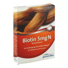 GESUND LEBEN Biotin 5 mg N tablete, 60 kapsul