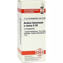 ACIDUM BENZOICUM E Resina D 30 kroglic, 10 g