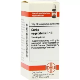 CARBO VEGETABILIS C 10 kroglic, 10 g