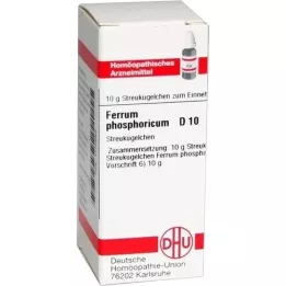 FERRUM PHOSPHORICUM C 10 kroglic, 10 g