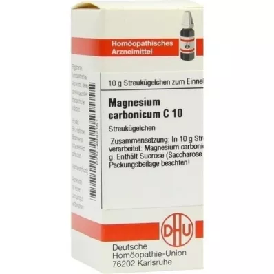 MAGNESIUM CARBONICUM C 10 kroglic, 10 g