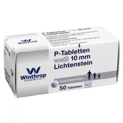 P tablete bele 10 mm, 50 kom P tablete bele 10 mm, 50 kom