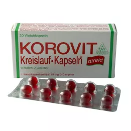 KOROVIT Kapsule za kroženje, 20 kosov