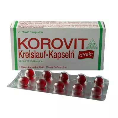 KOROVIT Kapsule za kroženje, 20 kosov